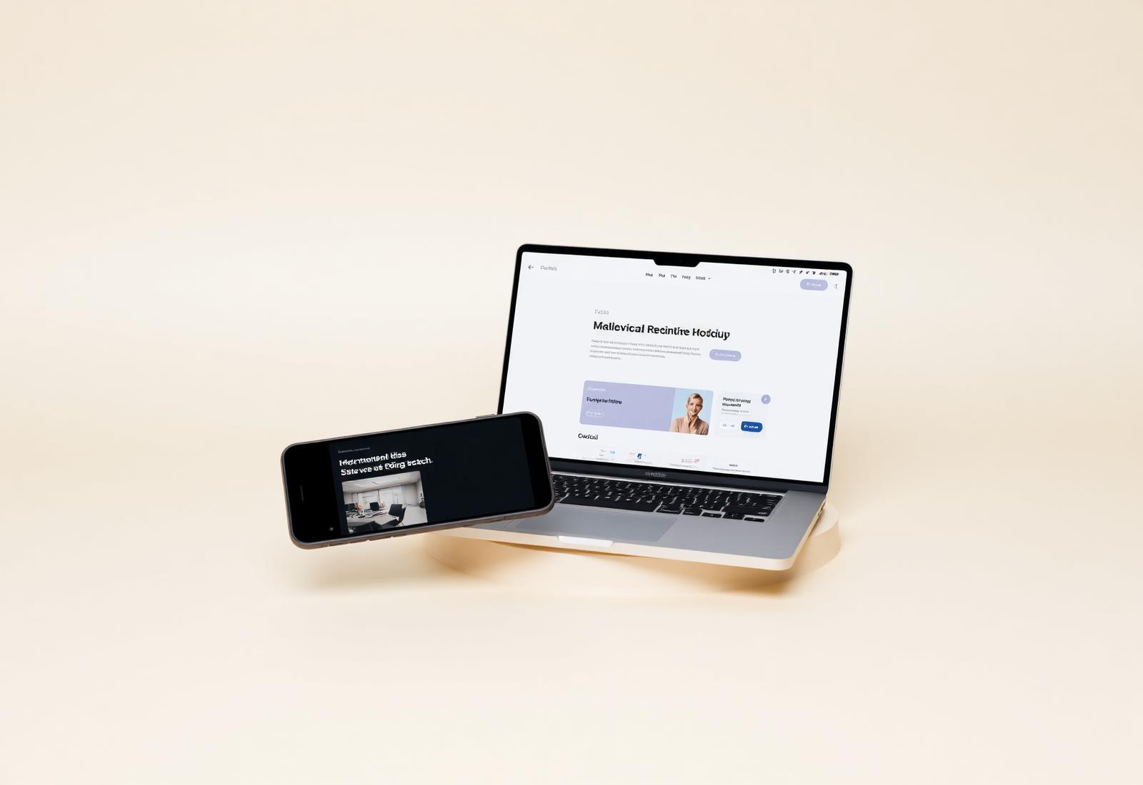 Realizacje AIPressi — strony, mockupy, branding